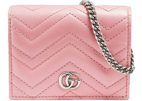 gucci marmont pink wallet